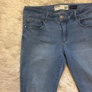 GARAGE Light Wash Skinny Jeans